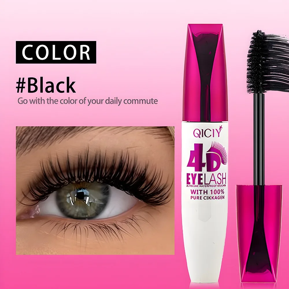 Mascara 4d waterproof per ciglia nere lunghe in fibra di seta_voghion.com