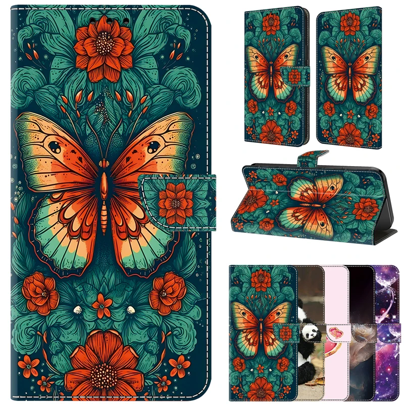 Solid Color Flip Leather 3D Wallet Phone Case