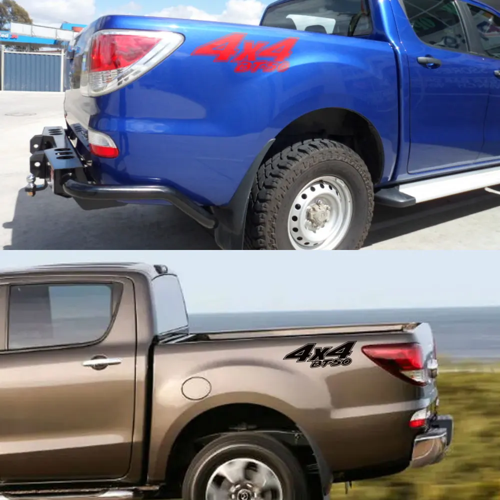 Pickup Rear Bed Side Sticker For Mazda BT50 BT 50 Pro Truck Graphic 4x4 Car  Vinyl Decor Decals Cover Auto Tuning Accessories - AliExpress