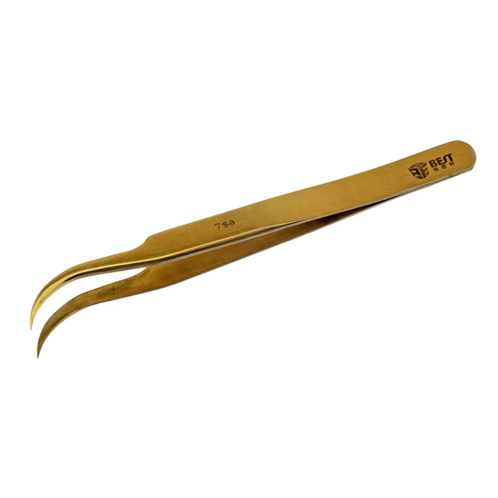 Anti-static Tweezers Stainless Steel Forceps Eyelash Extension Tweezers Electronic Set Phone Logic Board Maintenance