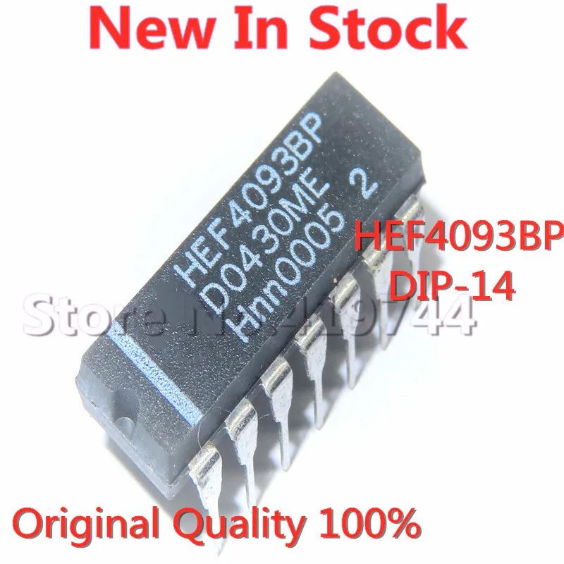 5 יח'\חבילה HEF4093BP HEF4093 לטבול-14 NAND שנוי היגיון שבב במלאי חדש מקורי IC