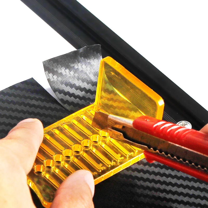 Car Vinyl Wrapping Squeegee Sticker Decal Film Mark Scraper Plastic Cut Aid Tool Window Tint Sign Making With Angle 140&deg; 90&deg;