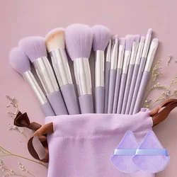 13pcs Makeup Brushes Soft and fluffy Concealer brush Exquisite and meticulous Women Cosmetic Brush Powder Blending Beauty Tools