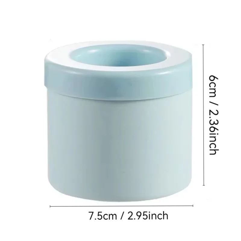 Ice Cube Mold Silicone Ice Cube Mold Round Ice Bucket Summer Homemade DIY Refrigerator Freeze Maker Creative Cube Mold Barware Tools