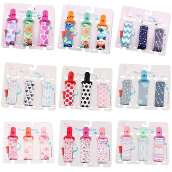 Cartoon Baby Pacifier Clip Set 1
