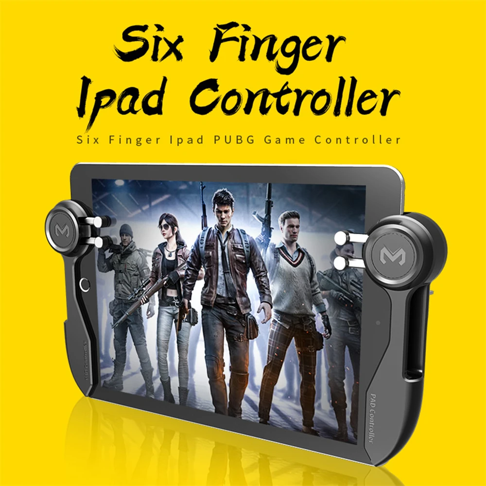 Gaming Trigger 6 Finger Quick Sensitive Controller Tablet Gaming Button Portable Lightweight Metal Gamepad Joystick accessories