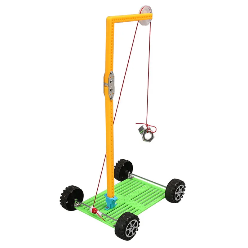DIY Gravity Car Handmade Science Experiment Technology Physics Invention Scientific Experiment Stem Maker Material Teaching Aids
