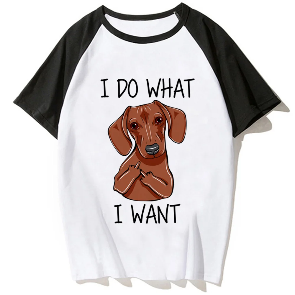 

Dachshund top women summer graphic tshirt female 2000s clothing