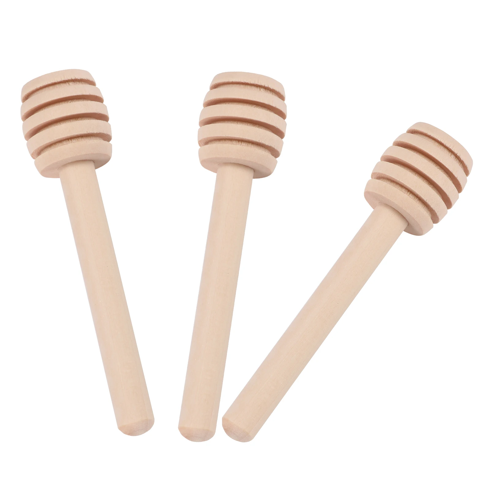 Honey Stir Bar Mixing Spoon Wooden Spoon Glass Honey Dipper Sticks 100Pc