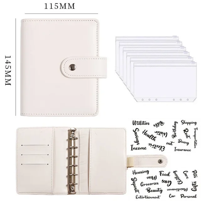 Budget Binder Notebook with Cash Envelopes for Money Management and Savings Organization