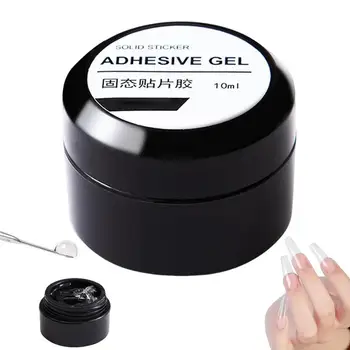 Colla per unghie solida Gel per premere sulle unghie 10ml Colla per unghie a forte adesione a lunga durata per unghie finte Colla per unghie solida Gel per unghie