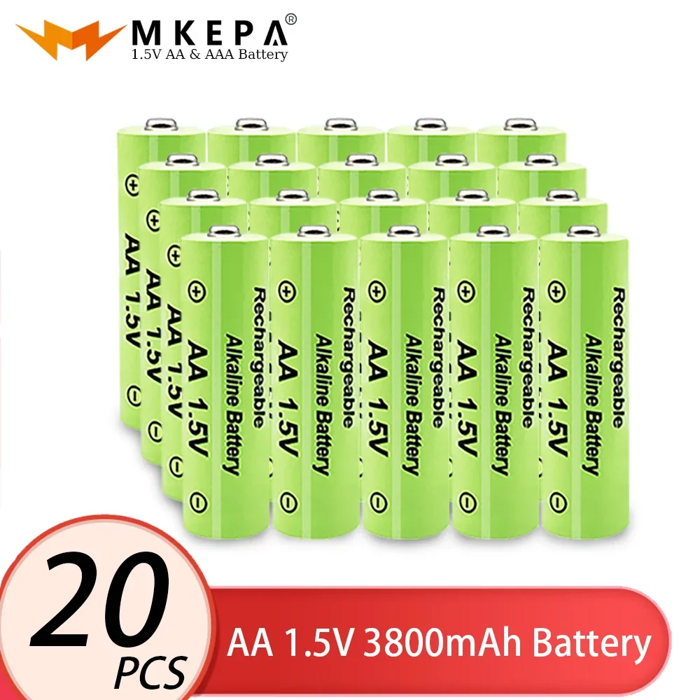 

1.5V AA 3800mAh NI-MH Rechargeable Battery for Torch Toys Clock MP3 Player Wireless Keyboard Wireless Mouse Replace
