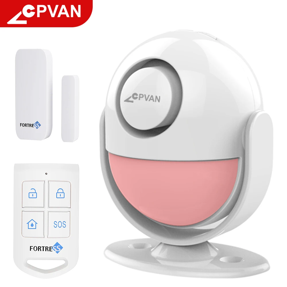 CPVanPIRMotionSensorSystem125dB433mhzInfraredAlarmDetector