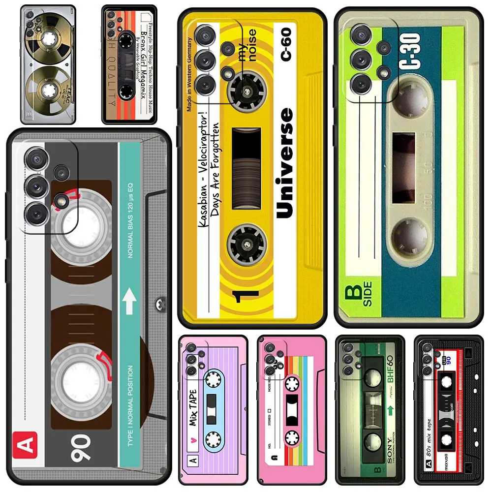 Retro Cassette Tape Design Phone Case Cover