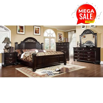 6-Piece Solid Walnut Queen Bedroom Set 1