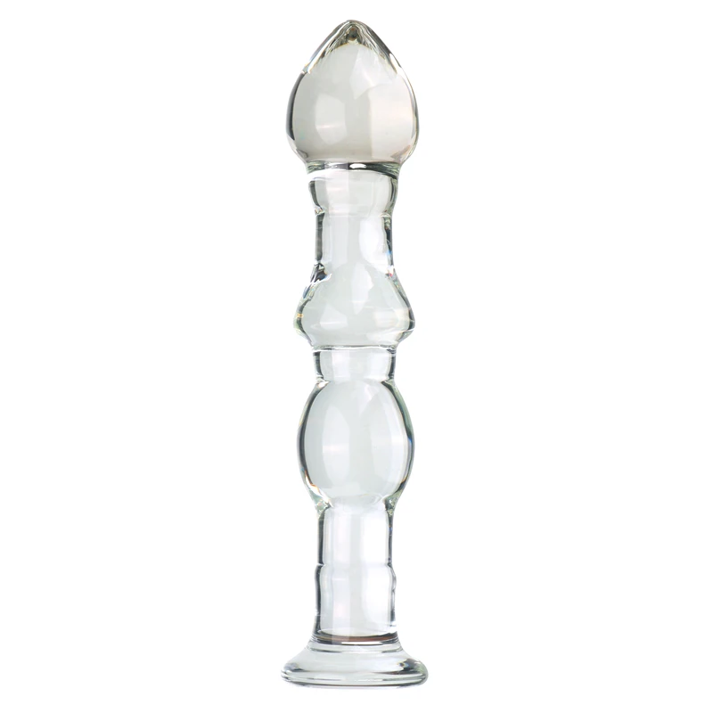 Glatt Transparentes Analplug Aus Glas Massagegerät Für Erwachsene_voghion.com