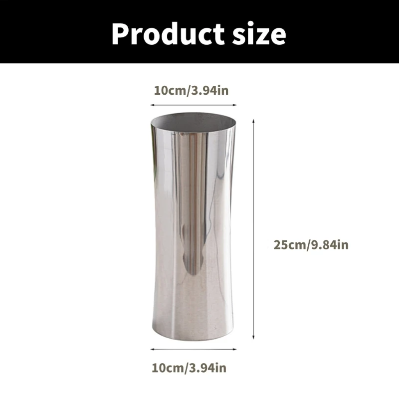 Stainless Steel Table Vase Flower Vase Adds Elegant to Any Room Rusts Resistant Flower Vase Steel Craftsmanships DropShipping 6