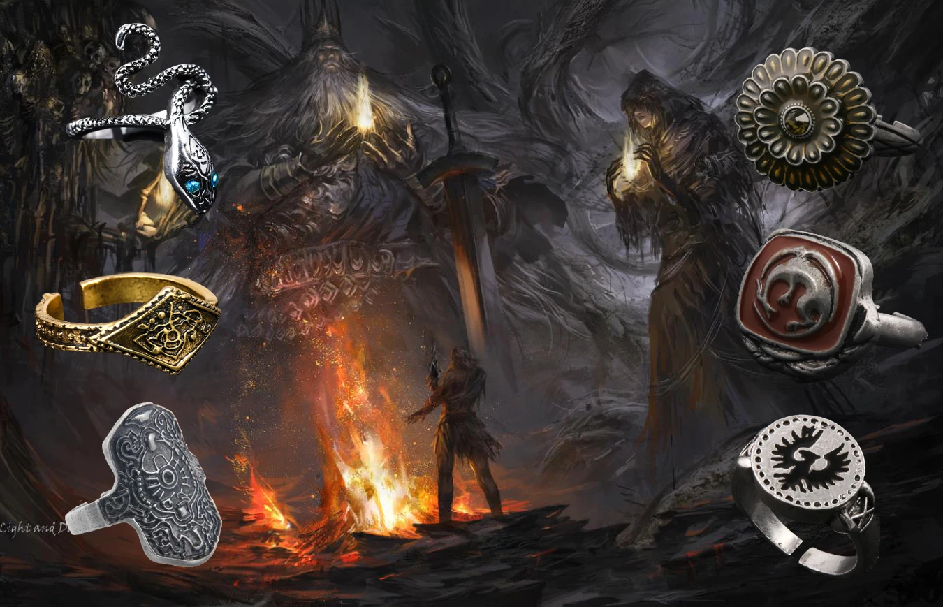 Game Dark Souls Series Men Rings Havel's Demon's Scar Chloranthy