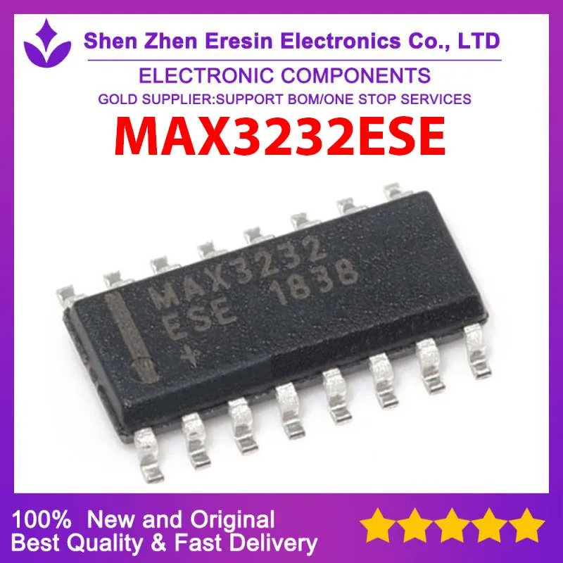 

Бесплатная доставка, 5 шт./лот MAX3232ESE SOP16, новый и оригинальный