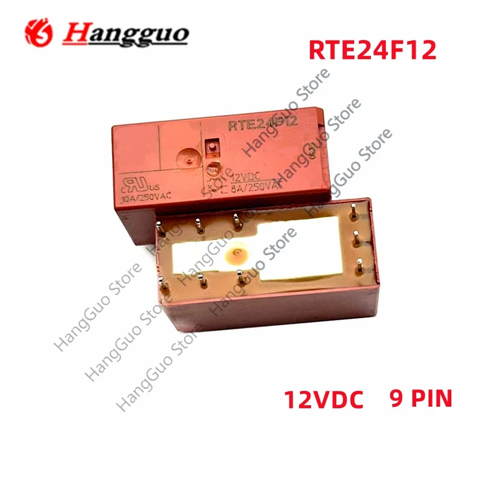 2 Teile/los Original RTE24F12 8A 12V RT314F05 5VDC 16A 9PIN Relais