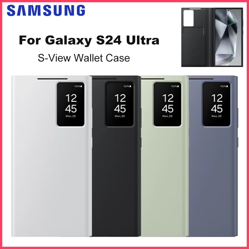 

Чехол-книжка Smart View для телефона Samsung Galaxy S24 Ultra SM-S928B