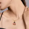 PROSTEEL Cute Red Ladybug Delicate Pendant Chain 14K Gold Plated Necklace Gift for Girlfriend Women PSP3328J 5