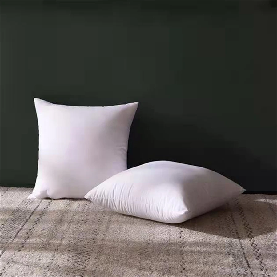 45x45cm Solid Color Cushion Core Soft Head Pillow Inner PP Cotton Filling Funny Health Care Customized Cushion Filler