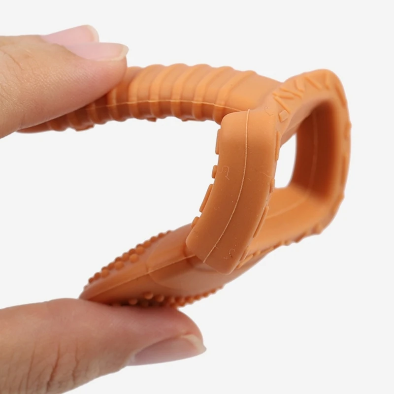 Baby Teether Microphone Shape Silicone Teethers Infant Teething Toy Chewing Toy for Babies Teething Pains teething toys silicone teething toys baby teething toys silicone teether silicone teething beads
