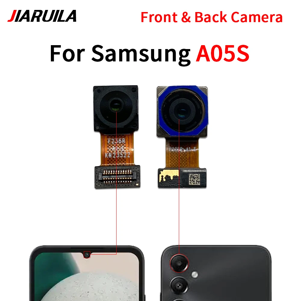 삼성 A05 A05S A06 A15 4G A25 A53 A55 5G용 전후면 카메라 모듈, 후면 메인 카메라 플렉스 모듈 교체 부품 테스트 완료