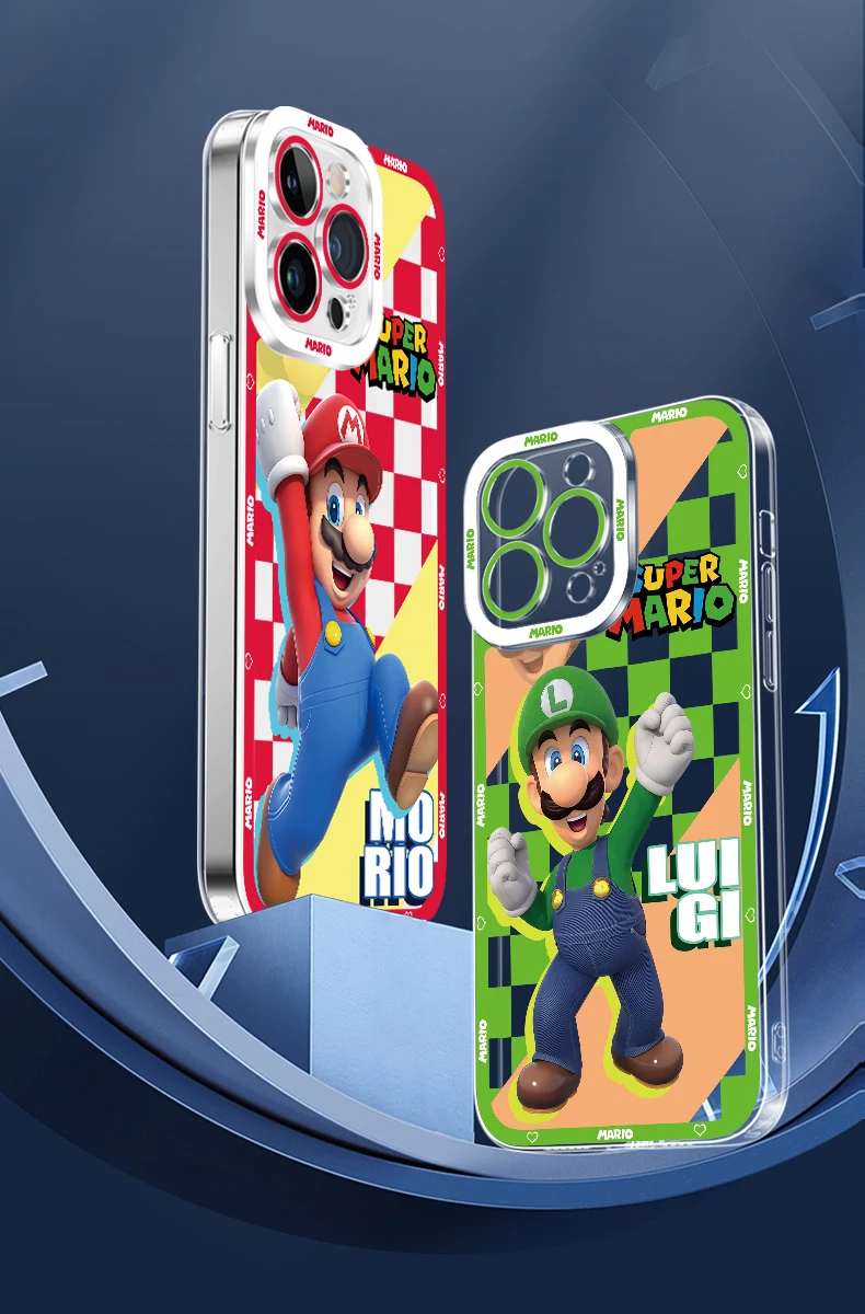 Funda para Huawei P20 Lite/Nova3E silicona líquida suave de dibujos  animados Super Mario Brothers teléfono cubierta completa carcasa