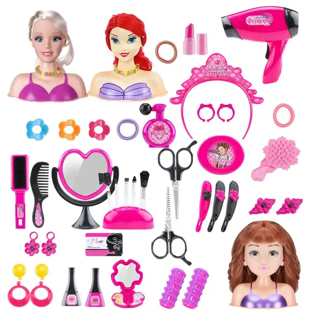 Boneca Brincar - Boneca cabelo cosmética com secador cabelo - Boneca  Maquiagem Crianças Maquiagem Brinquedo Fino Acessórios Boneca Modeladora  Boneca Escova Maquiagem Pasukit : : Brinquedos e Jogos