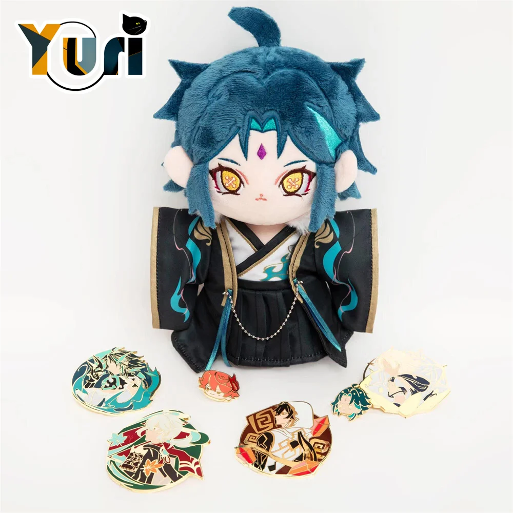 

New Limit Genshin Impact Xiao 20cm Plush Doll Change Clothes Costume Outfit Toy Anime Cute Cosplay C