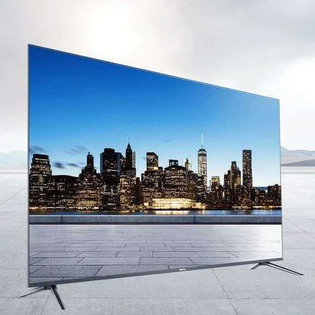 LCD 스마트 TV 음성 지능형 네트워크 텔레비전 지원 컴퓨터 모니터, 와이파이 스마트폰 스크린 프로젝션, 50 인치, 4K