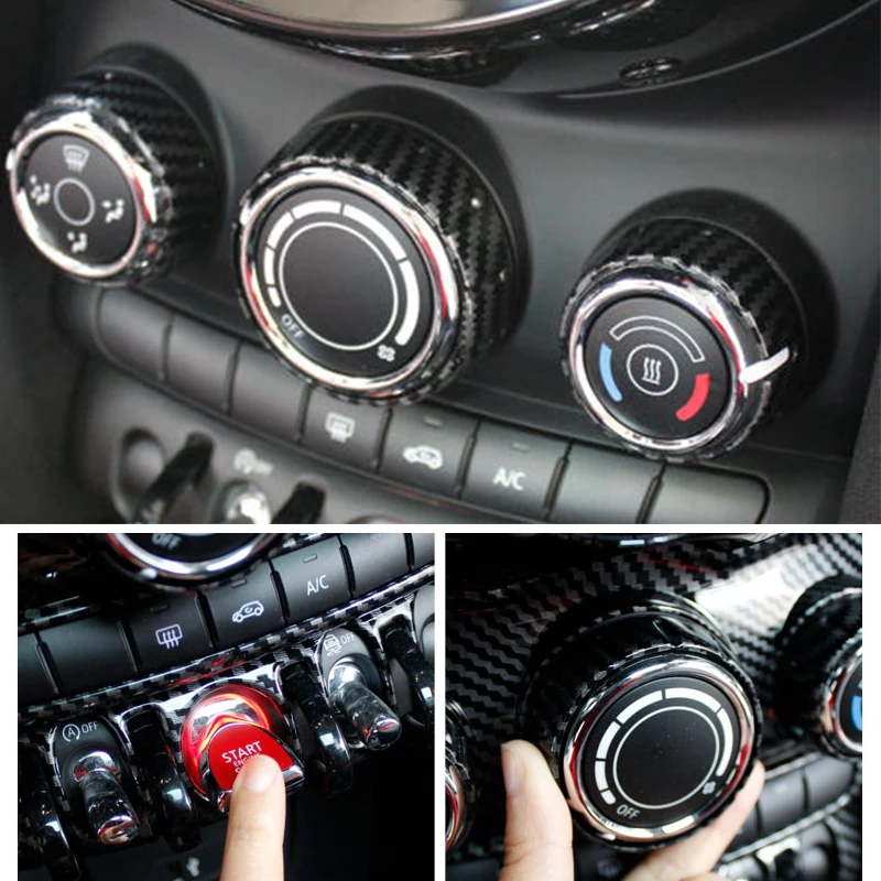 Mittelkonsole Abdeckung Carbon-Look - Für Mini Cooper F55 F56 F57