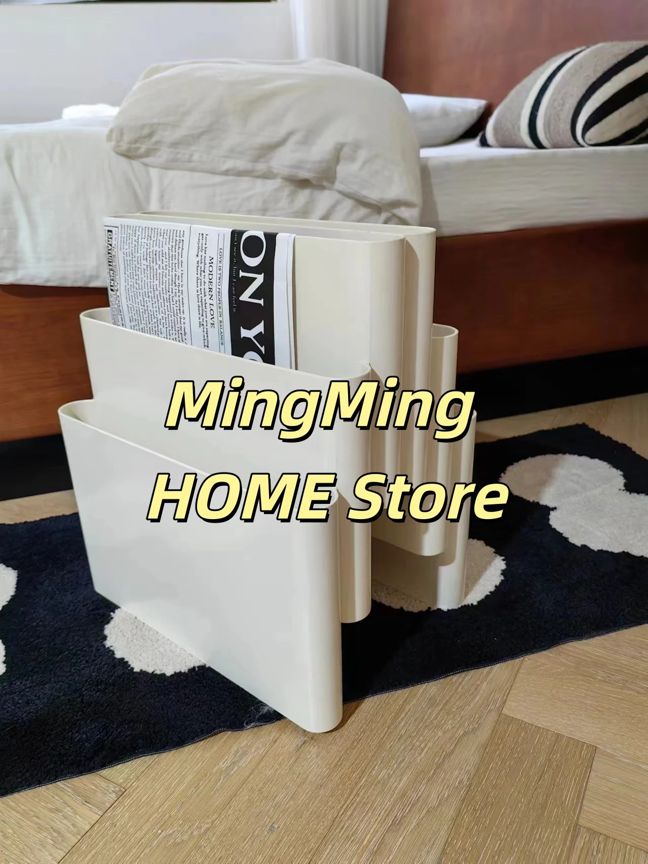 Storage Rack Nordic Creative Home Bookshelf Medieval Floor Magazine Shelf Plastic Photo Props Bedroom Storage