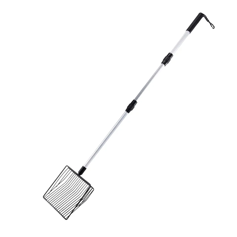 Adjustable Metal Chicken Poop Shovel for Easy Cleanup