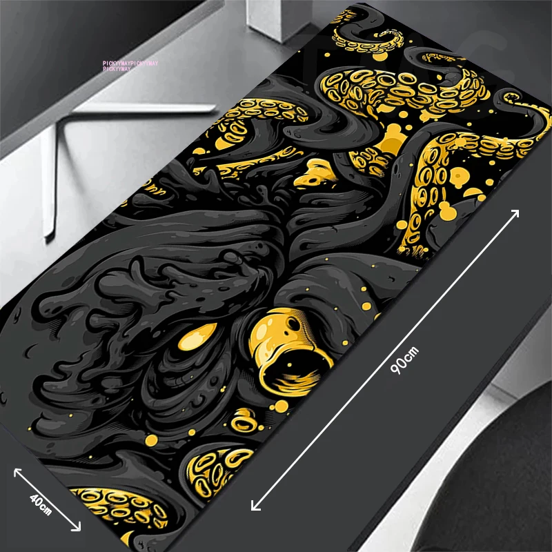 

Chinese Element Large Mousepad Gamer 40x90cm Mousepads Keyboard Mat Desk Rug Design Pc HD Desk Mats Company Mouse Pad For Gift