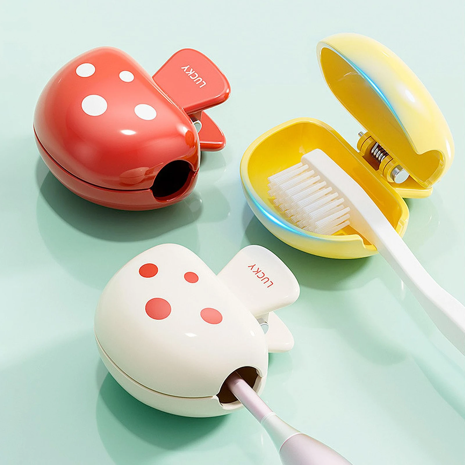 Mushroom Toothbrush Head Cover 3