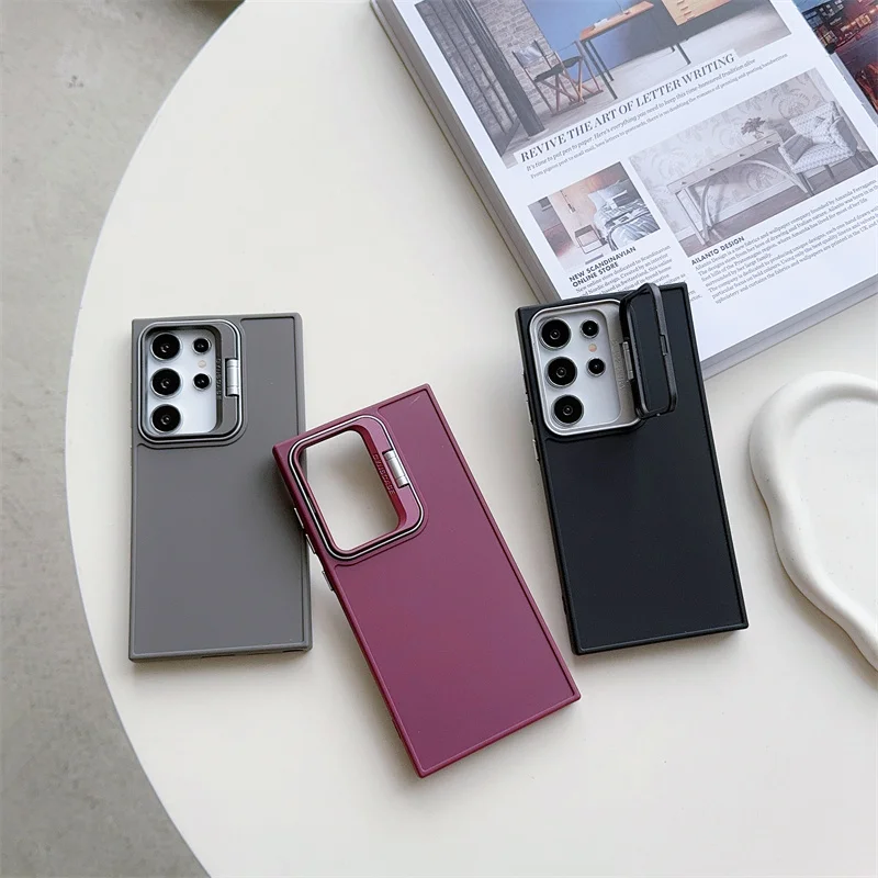 Enhanced Plastic Holder Phone Case – Durable Protective Cover for Samsung Galaxy Phones