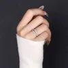 CHENWEN 1-3CTTW Full Moissanite Wedding Rings for Women Sets Couple Rings 100% 925 Sterling Silver Top Quality Jewelry GRA 5