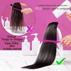 Brazilian 30 40 Inch Raw Virgin Unprocessed 100% Human Hair Extensions Bone Straight  3 4 Bundles Double Weft Bulk Braiding Hair 5