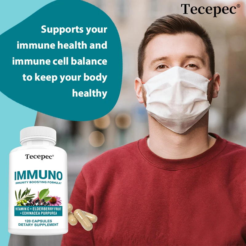 Multivitamin with Elderberry Extract, Antioxidant, Supports Anti-Aging, Metabolism, Immune, Bone Health, 120 Capsules