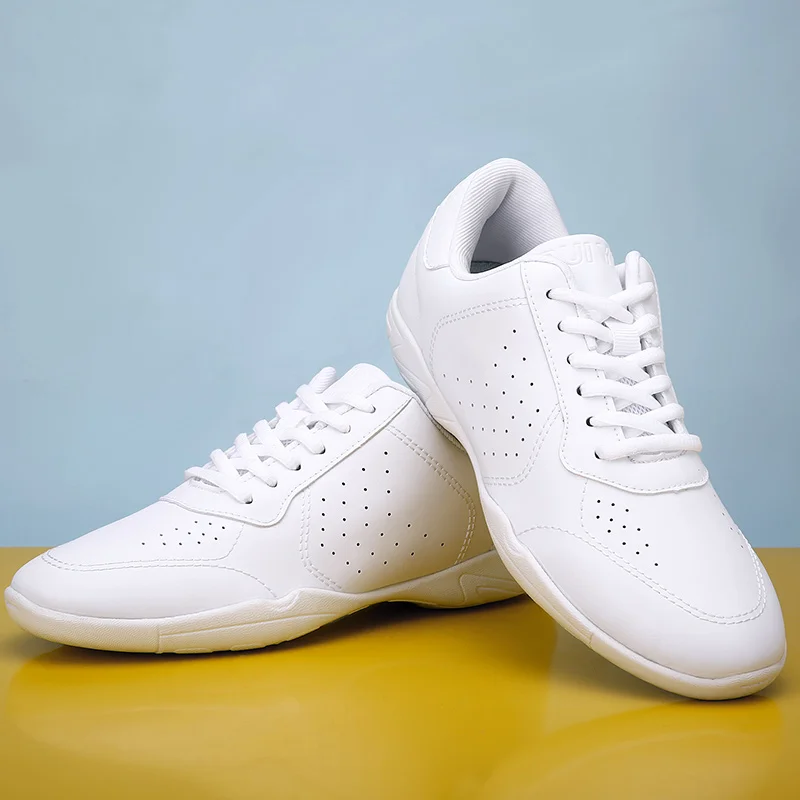 New sports shoes for parent-child ultra-fine fiber versatile women's aerobic soft sole anti slip cheerleading dance shoes for