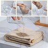 Microfiber Hair Towel,Super Absorbent Hair Towel .Care Cap with Button.Wrap Fast Drying Hair Wraps for .Women Bathroom Accessori 4