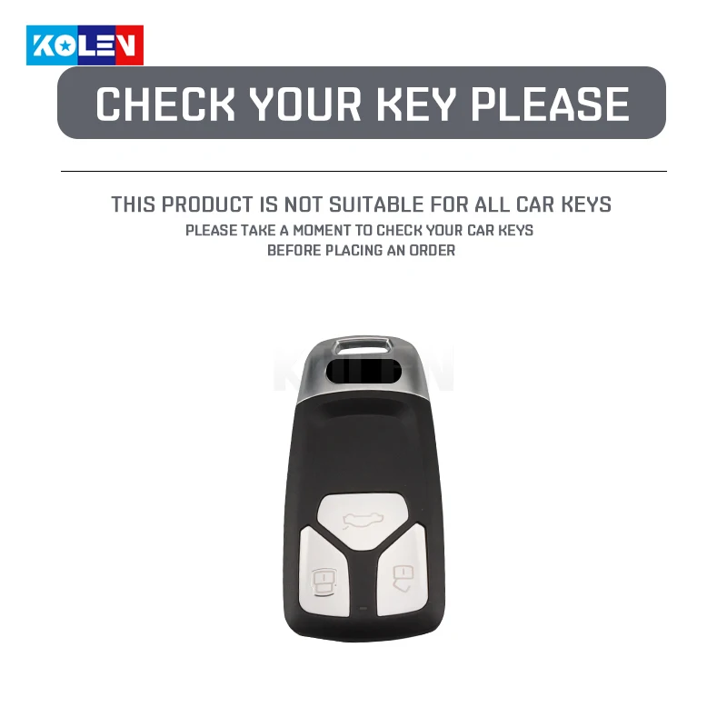 Soft TPU Car Remote Key Cover Case for Audi A4 A4L A5 Q5 Q7 TT TTS 8S B9 Auto Smart Key Shell Keychain Holder Fob