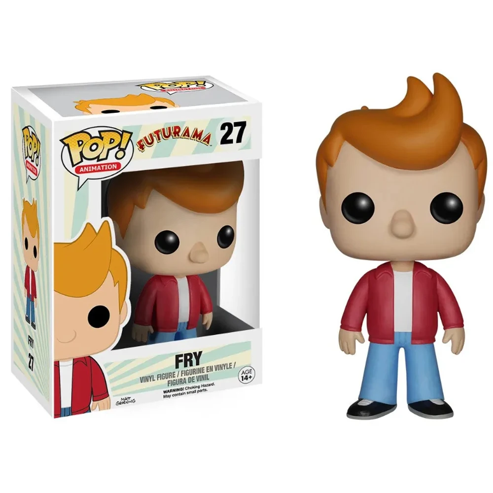thumbnail image 1 of Funko pop FUTURAMA Bender #29 Fry #27 Figura de vinilo Muñeca Modelo Juguetes, 1 of 4