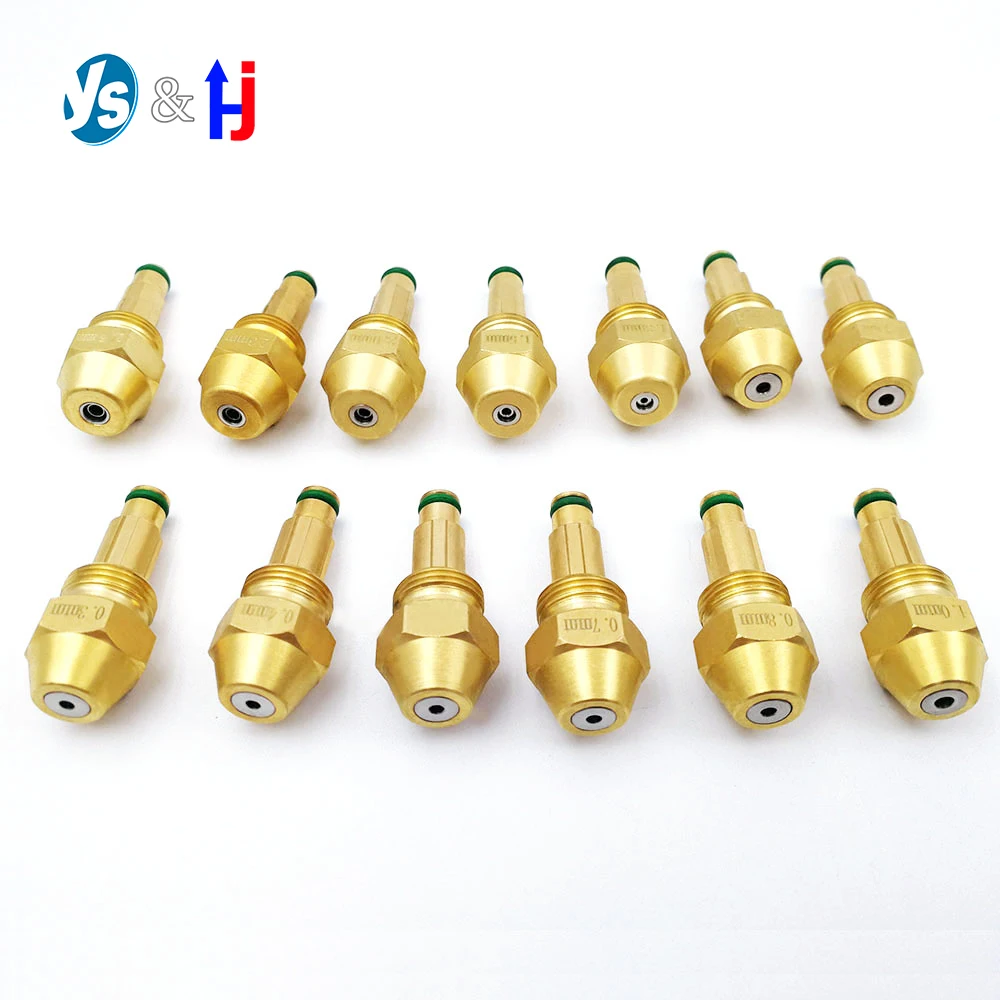 Waste Oil Burner Nozzle, Fuel , Brass Siphon Spray Industrial Boilers Air Atomizing 0.3mm-4.0mm.