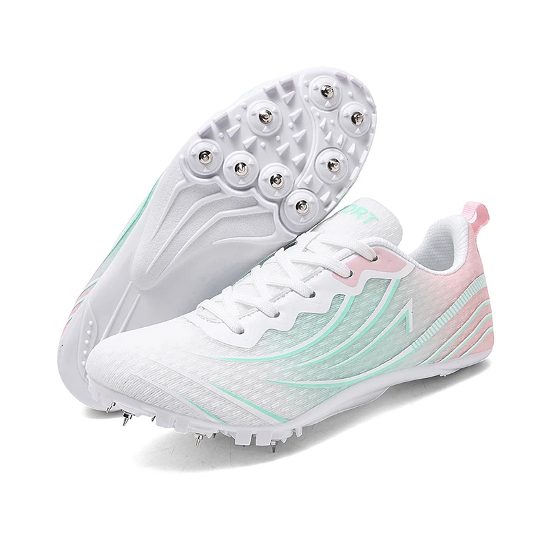 Description Picture 3 of itemOutdoor Men Sneakers Anti Slip Track and Field Jumping Running Shoes Unisex Nail Shoes Short Distance Training Sports Shoes