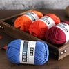 2Pcs T Shirt Crochet line Thick Soft Cloth Yarn for Hand Knitting Crocheting Woven Handbag Blanket mat slipper Thick Flat thread 3