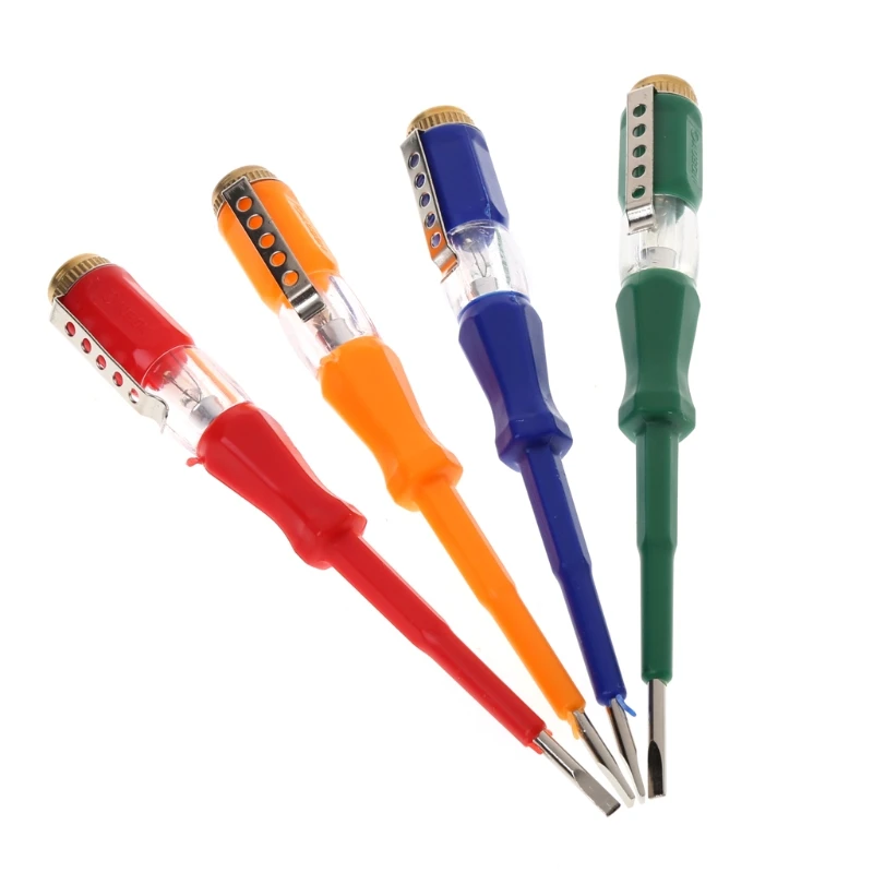 

Colorful Test Pen Portable Flat Screwdriver Electric Tool Utility Light Device